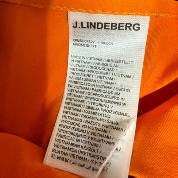 J.Lindeberg Naomi Golf Skirt | Russet Orange | XS | NWT | Stretch Skort - Picture 6 of 10
